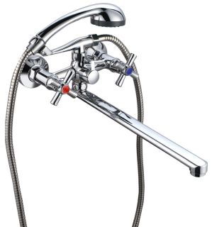 Смеситель для ванны с душем РМС SL138-140P хром